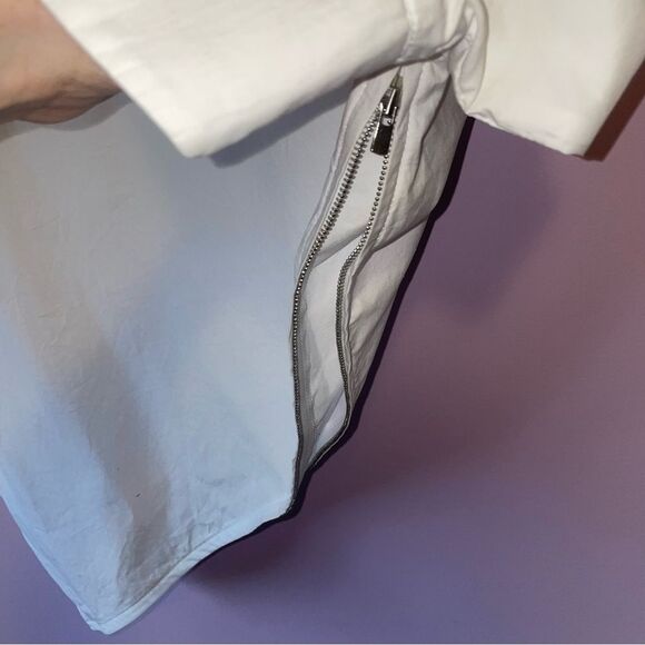 Margareth & Moi EU 36 Blouse White Women's Longline Top - Picture 4 of 10